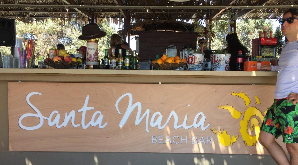 SANTA MARIA beach bar – THE PLACE TO BE ON PAROS ISLAND!